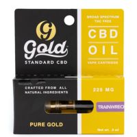 Gold Standard - CBD Vape Cartridge - 225mg strength - Trainwreck